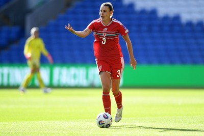 090626 - Wales Women v Czech Republic Women - 2027 FIFA Women's World Cup Qualifying - Gemma Evans of Wales