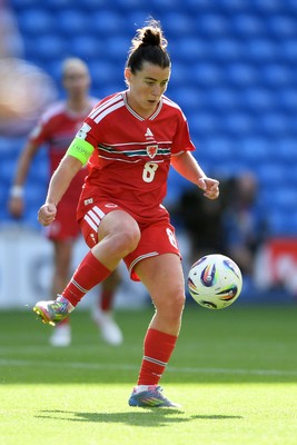 090626 - Wales Women v Czech Republic Women - 2027 FIFA Women's World Cup Qualifying - Angharad James of Wales