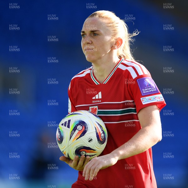 090626 - Wales Women v Czech Republic Women - 2027 FIFA Women's World Cup Qualifying - Ceri Holland of Wales