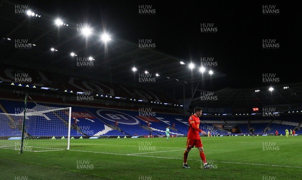 300321 Wales v Czech Republic, FIFA World Cup 2022 Qualifying match - Harry Wilson of Wales walks back to the dugout after being substituted