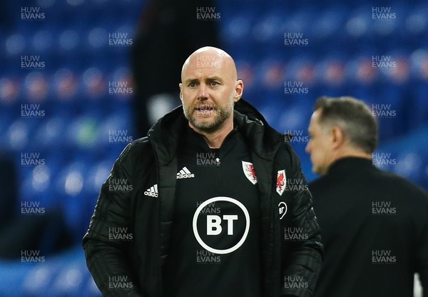 300321 Wales v Czech Republic, FIFA World Cup 2022 Qualifying match - Wales coach Rob Page during the match