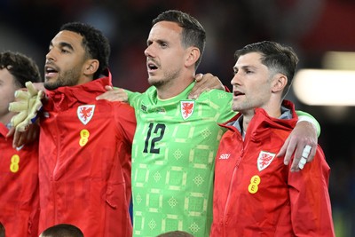 041026 - Wales v Denmark - UEFA Nations League - Wales anthem