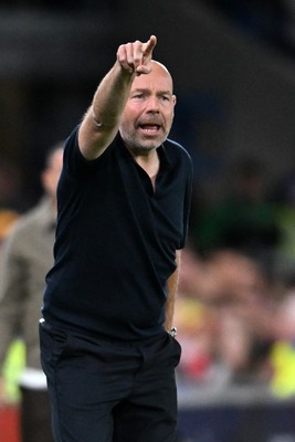 041026 - Wales v Denmark - UEFA Nations League - Brian Riemer, Denmark Manager