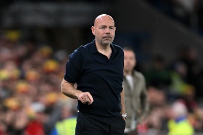 041026 - Wales v Denmark - UEFA Nations League - Brian Riemer, Denmark Manager