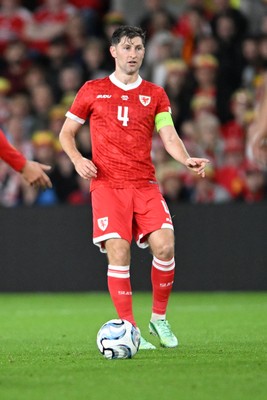 041026 - Wales v Denmark - UEFA Nations League - Ben Davies of Wales