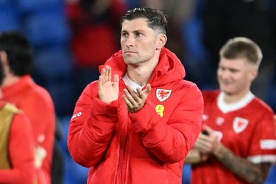 041026 - Wales v Denmark - UEFA Nations League - Ben Davies of Wales at full time