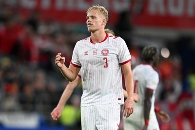 041026 - Wales v Denmark - UEFA Nations League - Oliver Provstgaard of Denmark