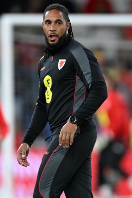 041026 - Wales v Denmark - UEFA Nations League - Wales assistant coach, Ashley Williams