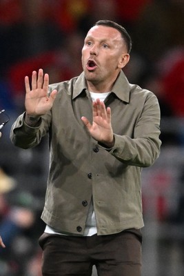 041026 - Wales v Denmark - UEFA Nations League - Craig Bellamy, Wales Manager
