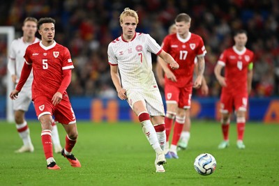 041026 - Wales v Denmark - UEFA Nations League - Victor Froholdt of Denmark