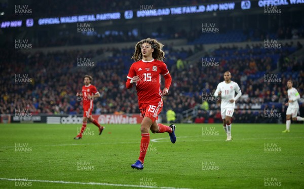 161118 - Wales v Denmark - UEFA Nations League B - Ethan Ampadu of Wales