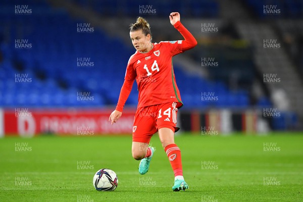 260923 - Wales v Denmark - UEFA Women’s Nations League - Hayley Ladd of Wales
