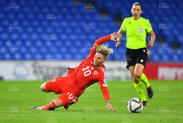 260923 - Wales v Denmark - UEFA Women’s Nations League - Jess Fishlock of Wales