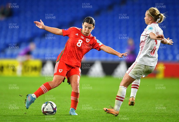 260923 - Wales v Denmark - UEFA Women’s Nations League - Angharad James of Wales