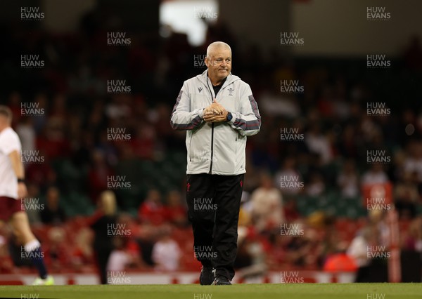 050823 - Wales v England - Vodafone Summer Series - Wales head coach Warren Gatland 