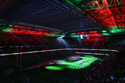 150325 - Wales v England - Guinness Six Nations - General view inside the Principality Stadium prior to the match