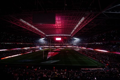 150325 - Wales v England - Guinness Six Nations - Pre-match - light and pyrotechnic show   