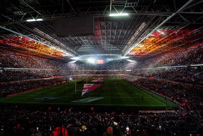 150325 - Wales v England - Guinness Six Nations - Pre-match - light and pyrotechnic show   