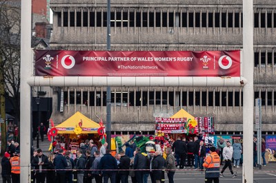 150325 - Wales v England - Guinness Six Nations - External Views of Principality Stadium ahead of the game 