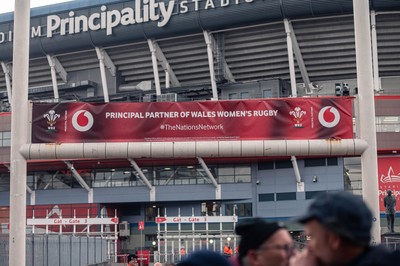 150325 - Wales v England - Guinness Six Nations - External Views of Principality Stadium ahead of the game 