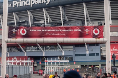 150325 - Wales v England - Guinness Six Nations - External Views of Principality Stadium ahead of the game 