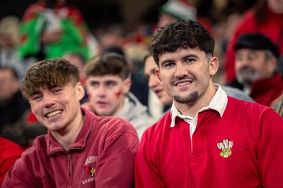 150325 - Wales v England - Guinness Six Nations - Wales Fans inside the stadium during the game   