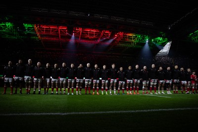 150325 - Wales v England - Guinness Six Nations Championship - Wales sing the anthem