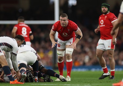 150325 - Wales v England - Guinness Six Nations Championship - Will Rowlands of Wales 