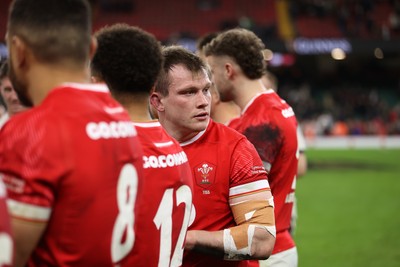 150325 - Wales v England - Guinness Six Nations Championship - Nick Tompkins of Wales at full time