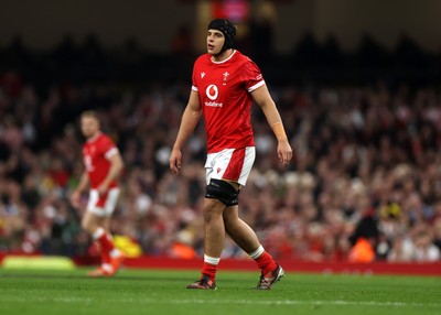 150325 - Wales v England - Guinness Six Nations Championship - Dafydd Jenkins of Wales 