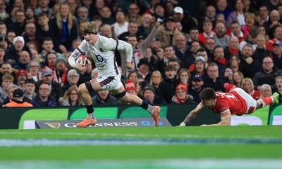 150325 Wales v England, Guinness Mens Six Nations - Henry Pollock of England races in to score try