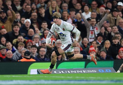 150325 Wales v England, Guinness Mens Six Nations - Henry Pollock of England races in to score try