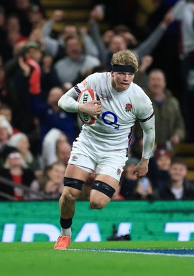 150325 Wales v England, Guinness Mens Six Nations - Henry Pollock of England races in to score try