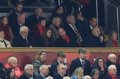 150325 Wales v England, Guinness Mens Six Nations - William, Prince of Wales and Catherine, Prince of Wales watch the match