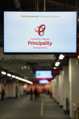 150325 Wales v England, Guinness Mens Six Nations - Concourse screen messages