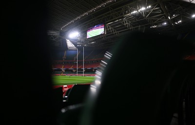 150325 - Wales v England - Guinness Six Nations - General view inside of the stadium ahead of kick off 