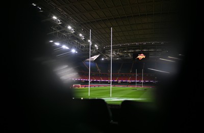 150325 - Wales v England - Guinness Six Nations - General view inside of the stadium ahead of kick off 