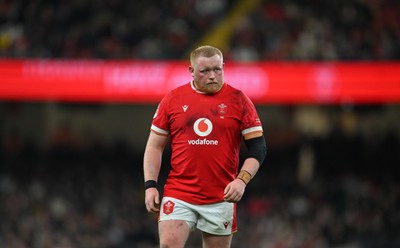 150325 - Wales v England - Guinness Six Nations - Keiron Assiratti of Wales 