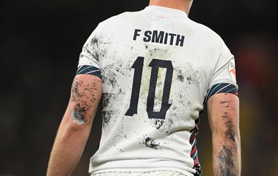 150325 - Wales v England - Guinness Six Nations - Fin Smith of England 