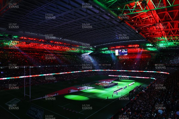 150325 - Wales v England - Guinness Six Nations - General view inside the Principality Stadium prior to the match