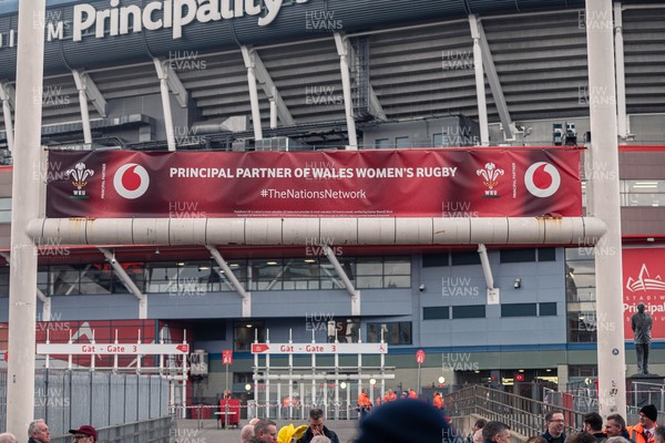 150325 - Wales v England - Guinness Six Nations - External Views of Principality Stadium ahead of the game 