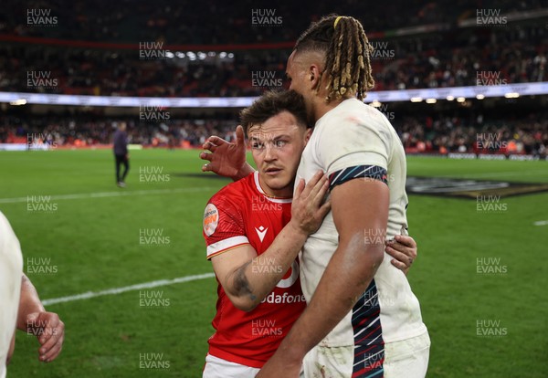 150325 - Wales v England - Guinness Six Nations Championship - Jarrod Evans of Wales at full time