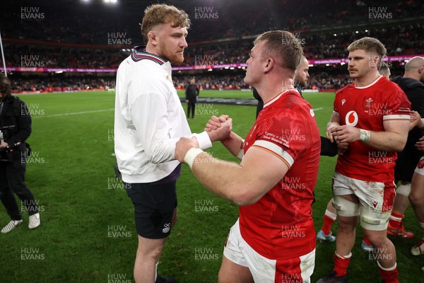 150325 - Wales v England - Guinness Six Nations Championship - Dewi Lake of Wales at full time