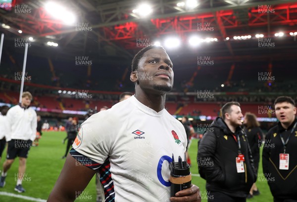 150325 - Wales v England - Guinness Six Nations Championship - Maro Itoje of England at full time