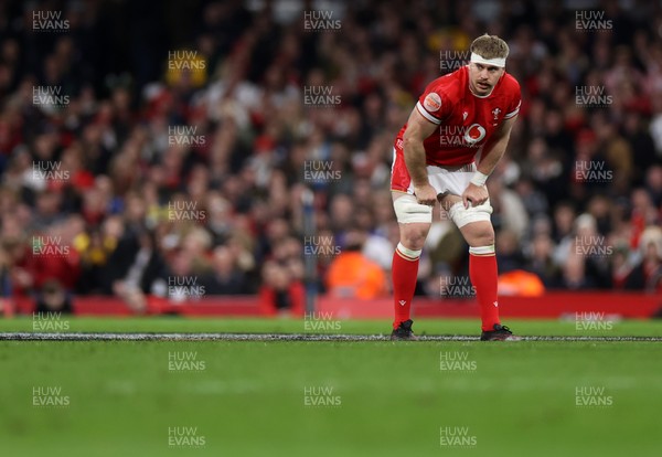 150325 - Wales v England - Guinness Six Nations Championship - Aaron Wainwright of Wales 