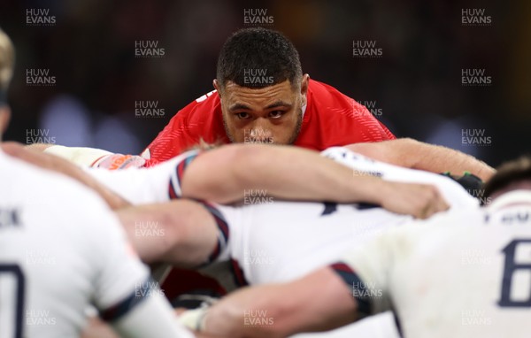 150325 - Wales v England - Guinness Six Nations Championship - Taulupe Faletau of Wales 