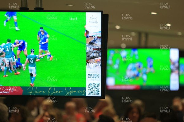 150325 Wales v England, Guinness Mens Six Nations - Hospitality screens