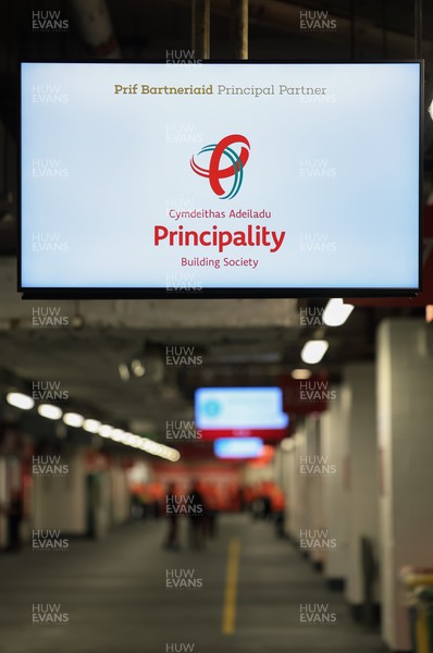 150325 Wales v England, Guinness Mens Six Nations - Concourse screen messages