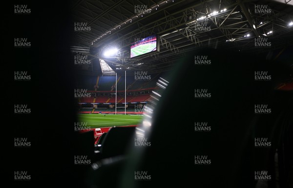 150325 - Wales v England - Guinness Six Nations - General view inside of Principality Stadium ahead of kick off 