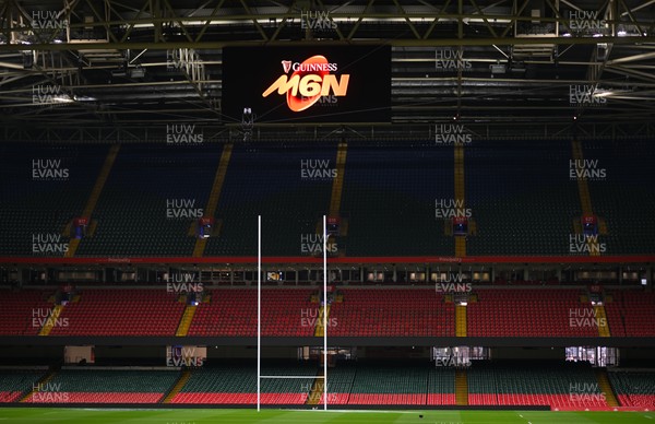 150325 - Wales v England - Guinness Six Nations - General view inside of the stadium ahead of kick off 